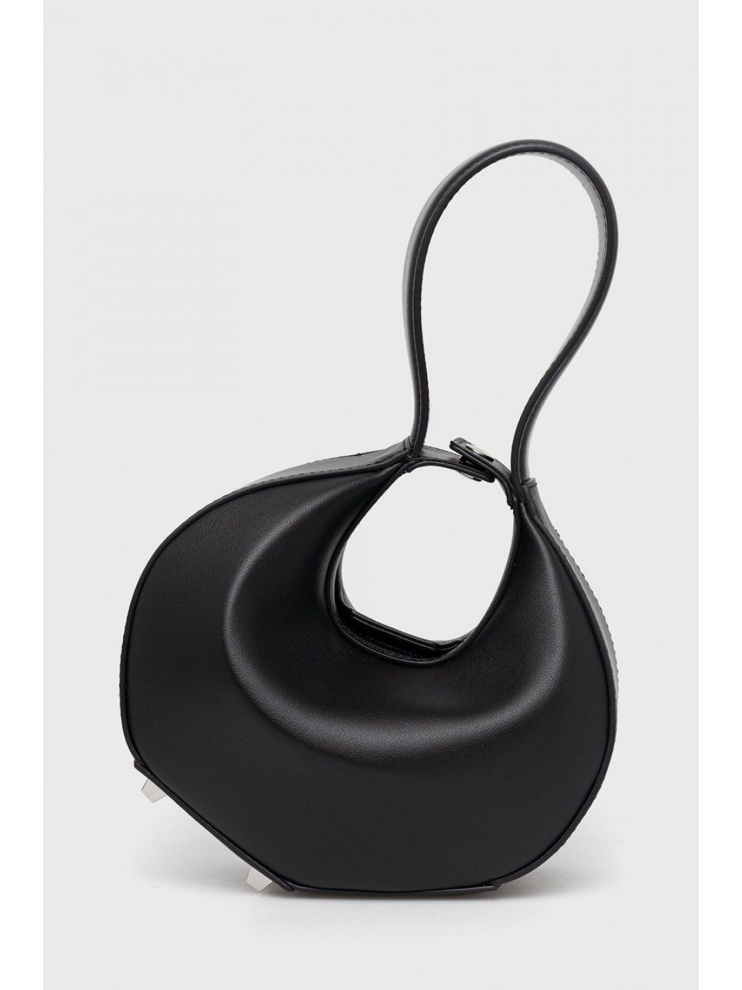 Kožená kabelka Patrizia Pepe černá barva 8B0074 L047